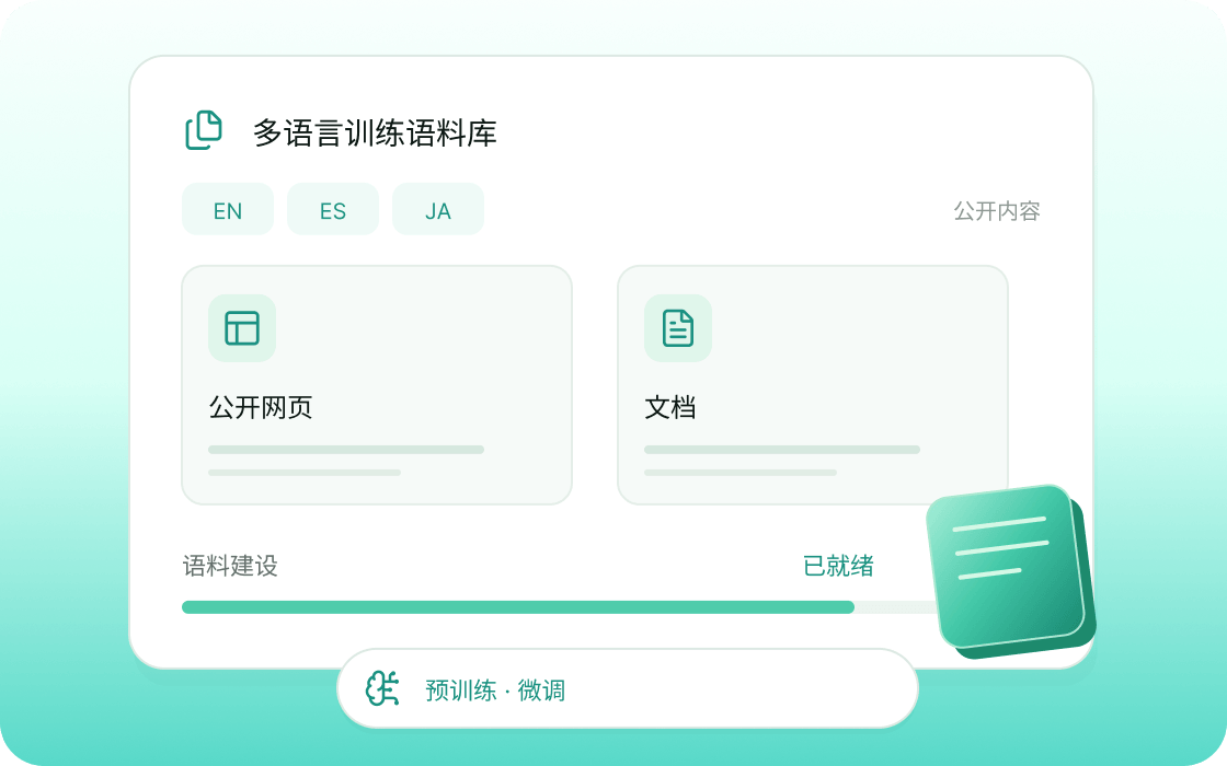 LLM 训练语料数据采集示意图